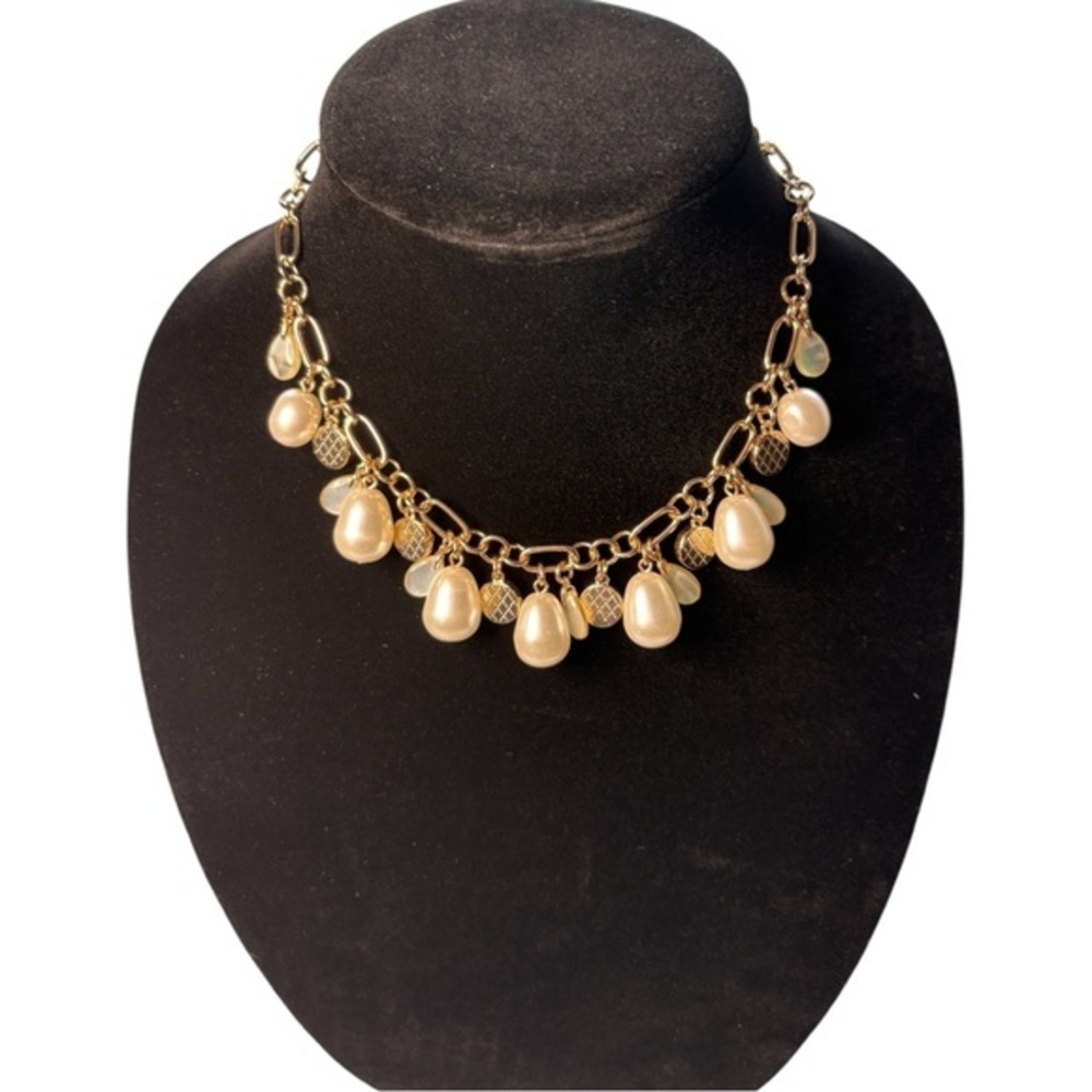 Laundry By Shelli Segal Cascading Pearl Choker Necklace